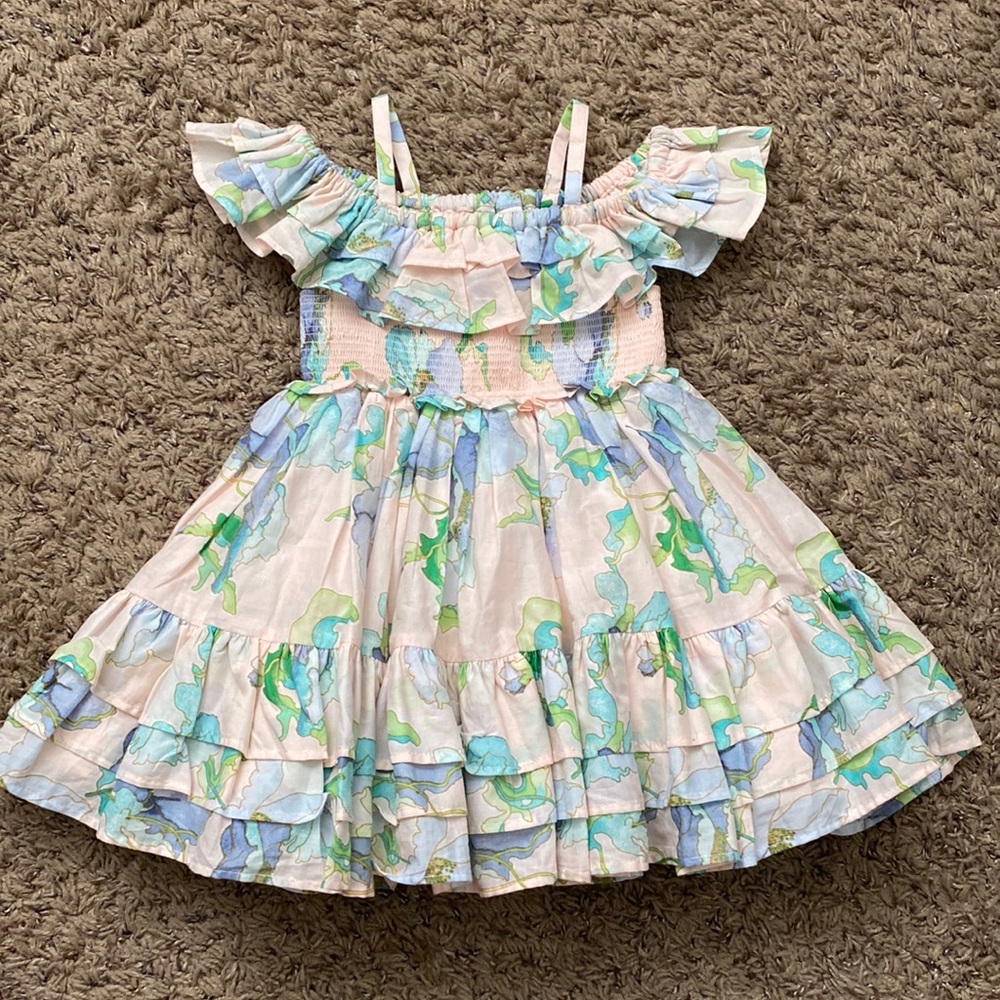 Janie and Jack cold shoulder baby girl dress